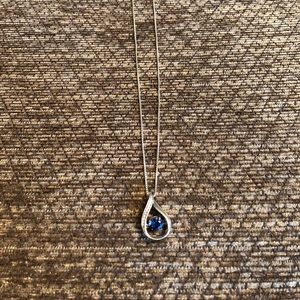Teardrop Sapphire Necklace from Kay Jewelers